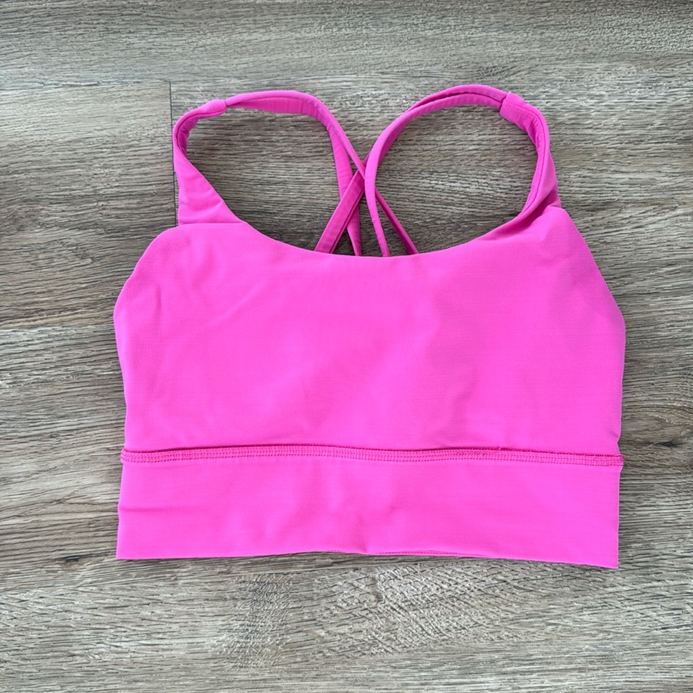 Brand new without tags sonic pink lululemon energy bra